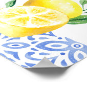 Poster Citron italien Positano c'est une céleste de nupti (Coin)