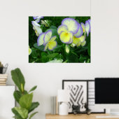 Poster citron jaune (Bureau à domicile)