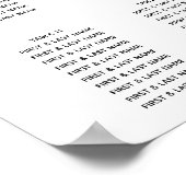 Poster Citron jaune rustique Mariage de verdure (Coin)