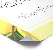 Poster Citron - Jeu de chasse à l'anneau pour enterrement (Coin)