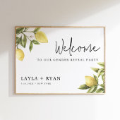 Poster CITRON Lemon Genre Reveal Welcome 18x24