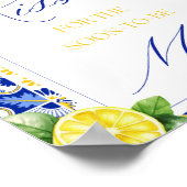 Poster Citron Méditerranéen Devinez Combien De Baisers Je (Coin)