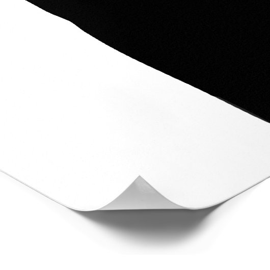 Poster Citron — noir et blanc (Coin)