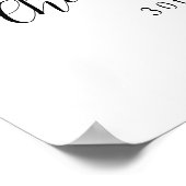 Poster Citron Thématique 30e anniversaire de fête Bienven (Coin)