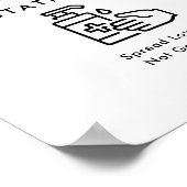 Poster Citron Thème Mariage Sanitiation Station (Coin)