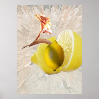 Poster citron vert