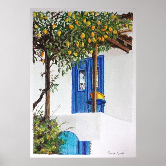 Poster Citronnier (Devant)