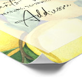 Poster Citrons - Aidez les parents occupés à s'adresser à (Coin)