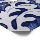 Poster Citrons Carreaux portugais Mariage Carte de siège (Coin)