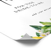 Poster Citrons Citrus douche nuptiale Conseils (Coin)