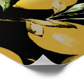 Poster citrons d'aquarelle 31 (Coin)