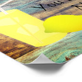 Poster Citrons et citrons (Coin)