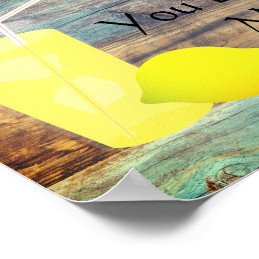 Poster Citrons et citrons (Coin)