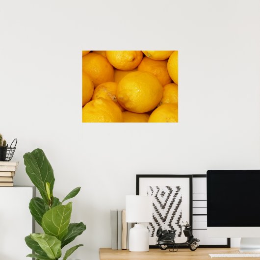 Poster Citrons frais (Bureau à domicile)