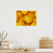 Poster Citrons frais (Cuisine)