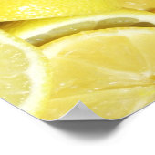 Poster Citrons jaune (Coin)