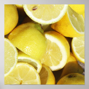 Poster Citrons jaune