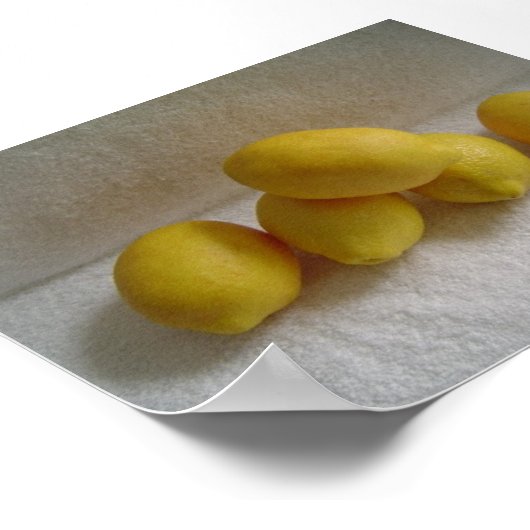 Poster Citrons simples (Coin)