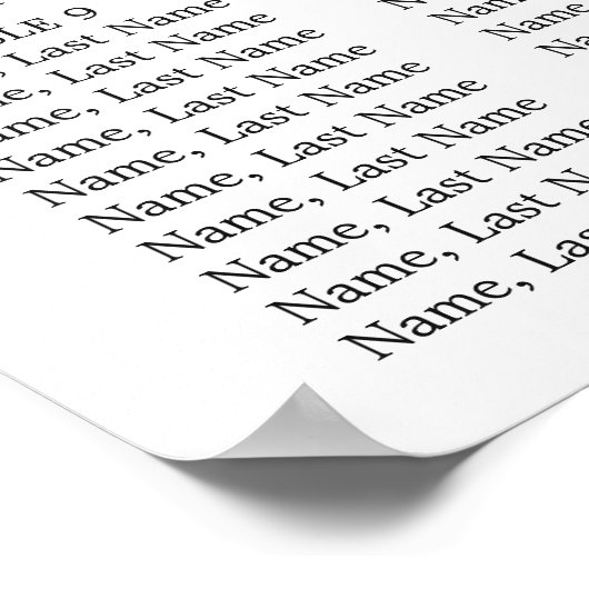 Poster Citrons & verdure 12 Tables Mariage SÉJOUR GRAPHIQ (Coin)