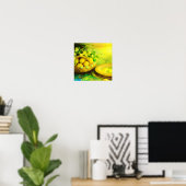 Poster Citrons vintage (Bureau à domicile)