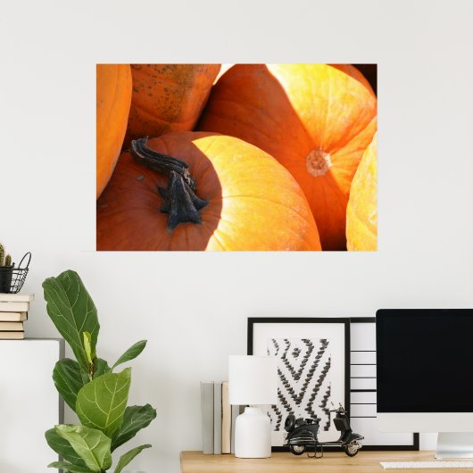Poster Citrouille (Bureau à domicile)
