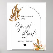 Poster Citrouille Automne S'Il Vous Plaît Signer Notre Li (Devant)