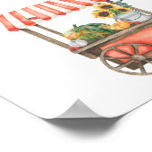 Poster Citrouille baby shower Devine combien de bonbons d (Coin)