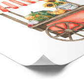 Poster Citrouille baby shower Devine combien de citrouill (Coin)