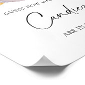 Poster Citrouille blanc - devinez combien de bonbons Post (Coin)