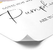 Poster Citrouille blanc - devinez combien de citrouilles (Coin)