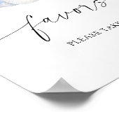 Poster Citrouille blanc - faveurs nuptiales s'il vous pla (Coin)