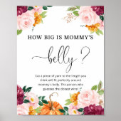 Poster Citrouille bourguignon quelle est la taille du jeu (Devant)