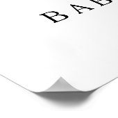 Poster Citrouille camion automne accueil baby shower fête (Coin)