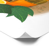 Poster Citrouille Cottage House Art (Coin)