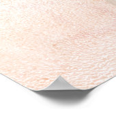 Poster Citrouille crème blush mariage de automne programm (Coin)