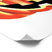 Poster Citrouille d’Halloween souriante / Happy Halloween (Coin)