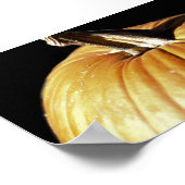Poster Citrouille d'automne d'Halloween (Coin)