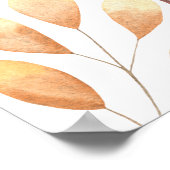 Poster Citrouille d'automne en casquette - baby shower de (Coin)