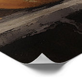 Poster Citrouille d'automne et Floral peinture de la vie  (Coin)