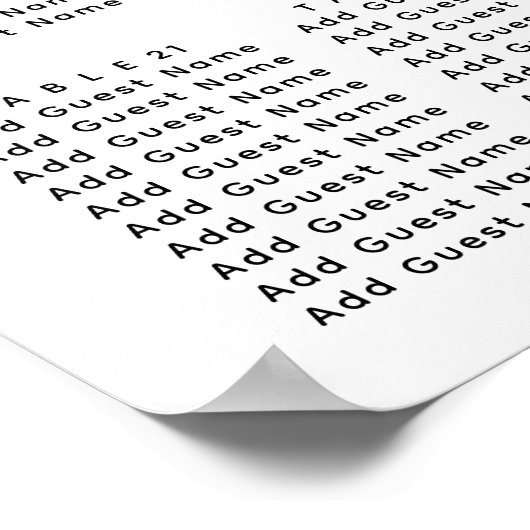 Poster Citrouille d'automne Mariage botanique 30 Table as (Coin)