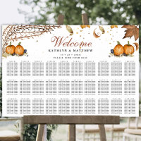 Citrouille d'automne Mariage botanique 30 Table as