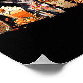 Poster Citrouille de café automne épice latte glacé autom (Coin)