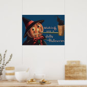 Poster Citrouille de Jack O' Lantern Pipe de sorcière (Cuisine)