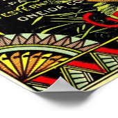 Poster Citrouille de marque papillon Étiquette Crate (Coin)