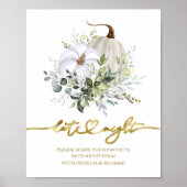 Poster Citrouille de verdure Date d'automne Jar de nuit (Devant)