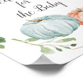 Poster Citrouille de verdure prédictions pour l'affiche b (Coin)