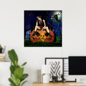 Poster Citrouille d'Halloween (Bureau à domicile)