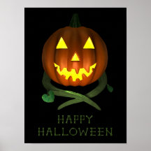 Citrouille d'Halloween avec vignes