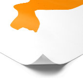 Poster Citrouille d'Halloween Dachshund Jack-O-Lantern Co (Coin)