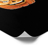 Poster Citrouille Donald, Funny Halloween Classic effraya (Coin)